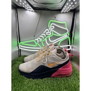 Nike Air Max Motion 2 Womens Sz 8.5 White Blue Running Shoes Sneakers CI6515-100